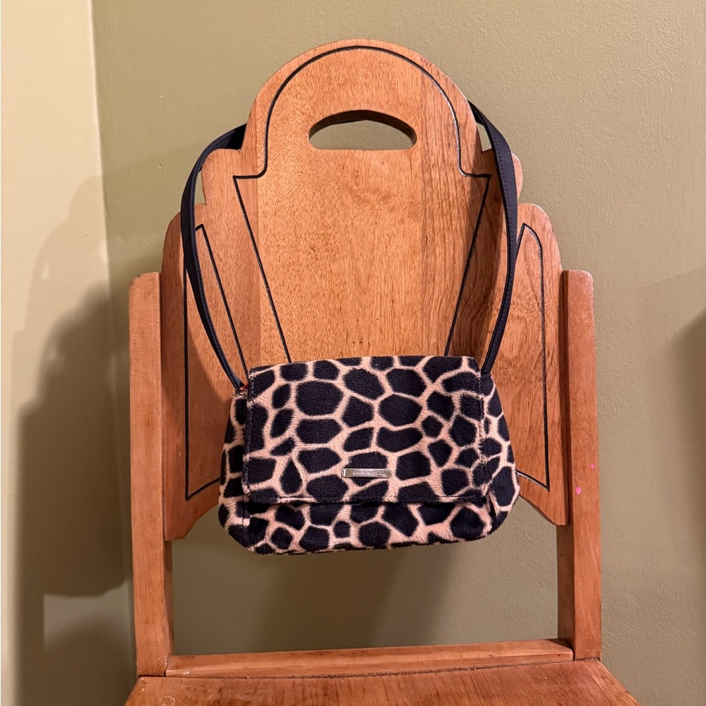 Vintage Y2K Nine West Animal Print Shoulder Bag
